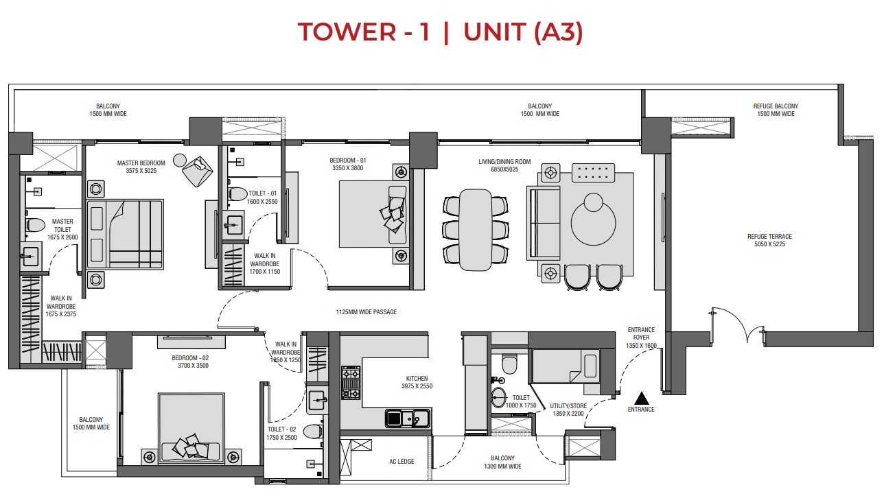 Unit 3 - Floor Plan