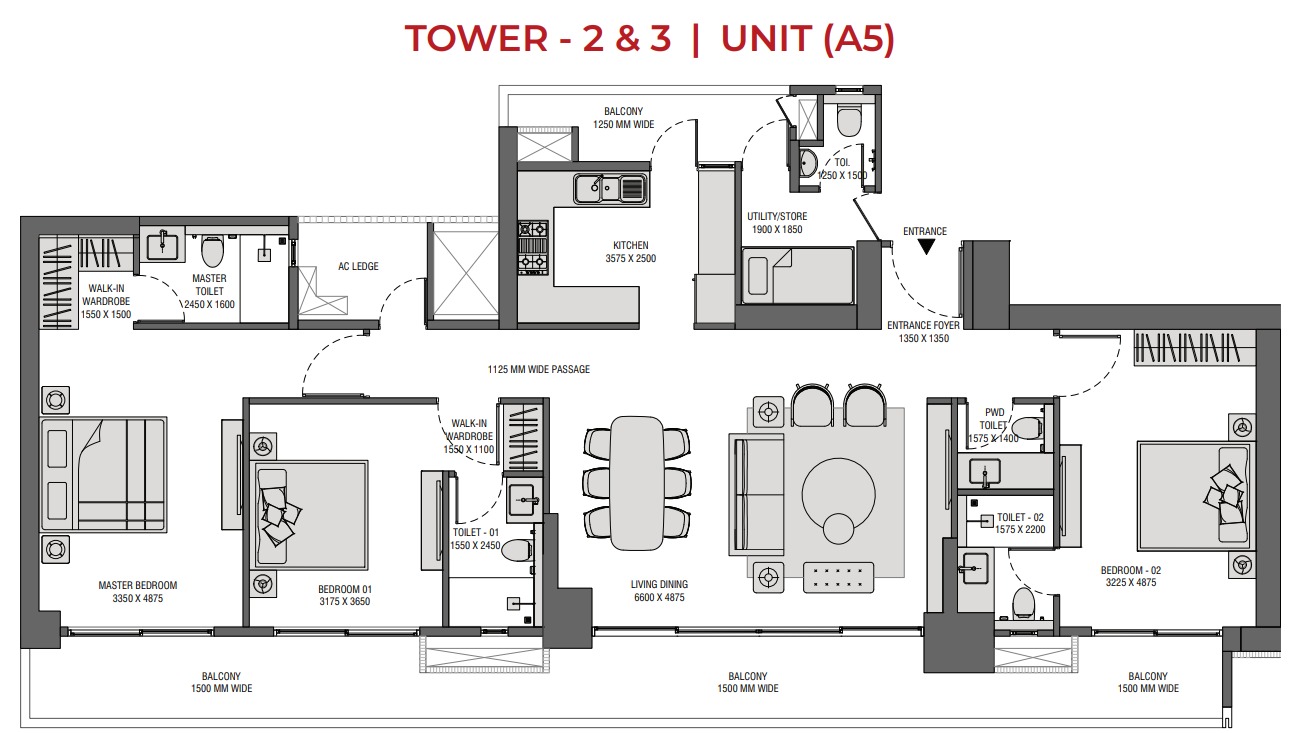 Unit 5 - Floor Plan