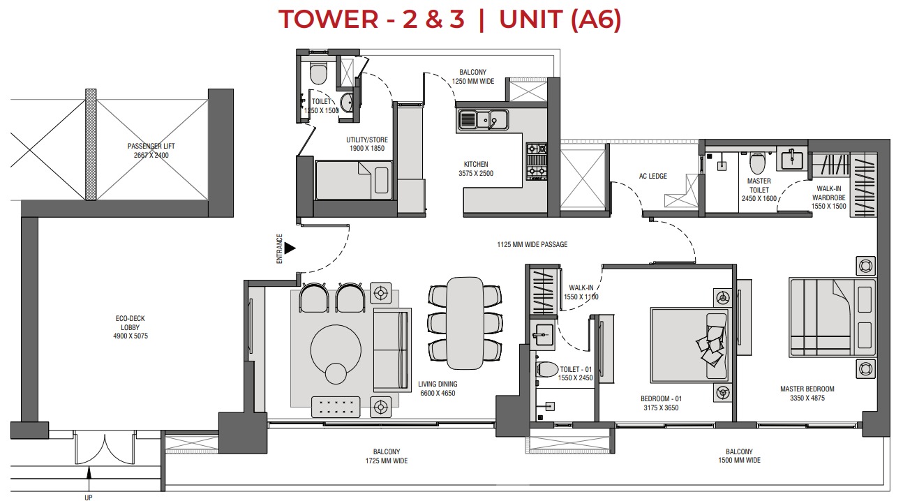 Unit 6 - Floor Plan