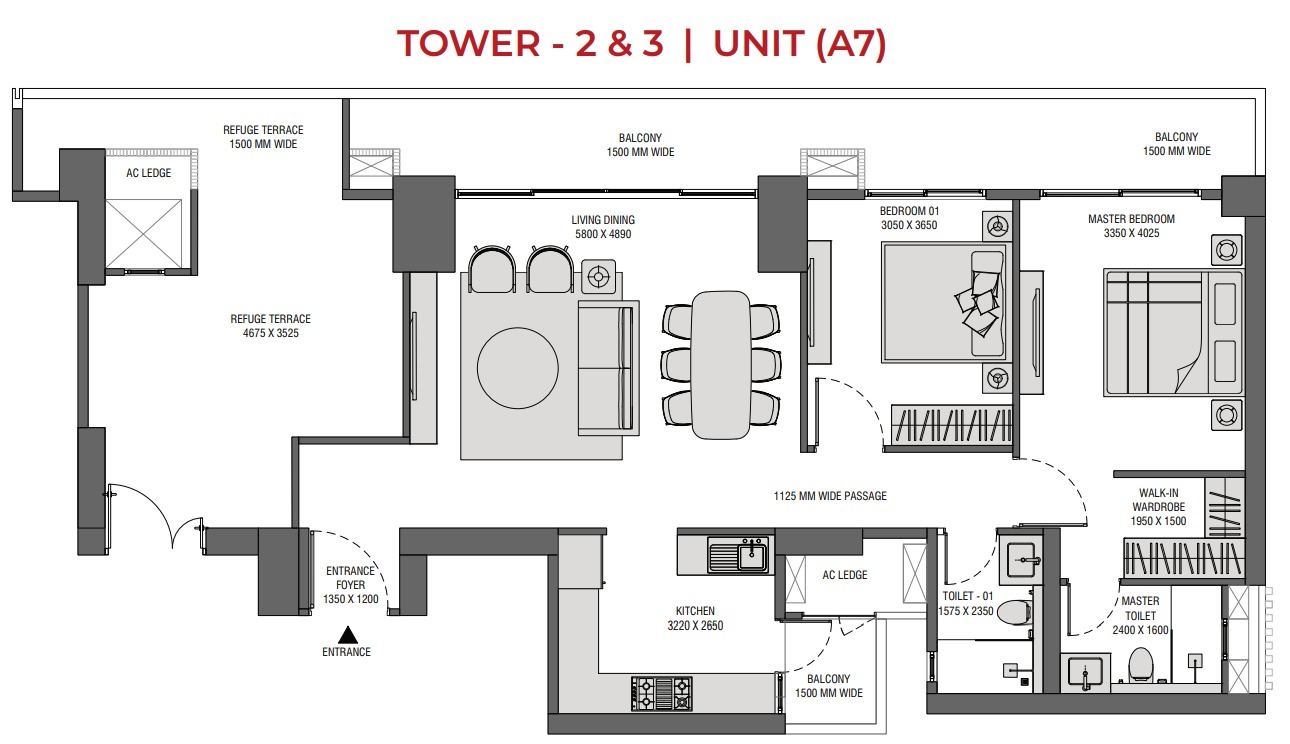 Unit 7 - Floor Plan
